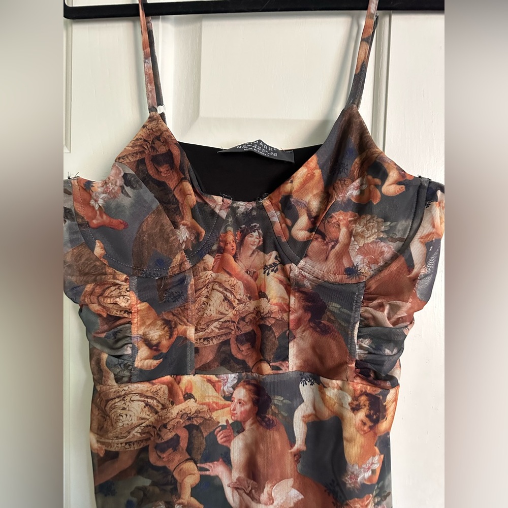 Primark Underwire Mesh Renaissance-Style Mini Dress - Picture 2 of 6